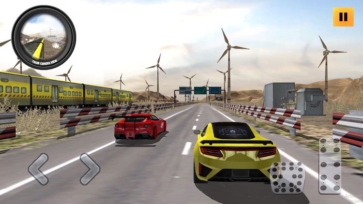 Car Racing Vs Train Racing screenshot-4