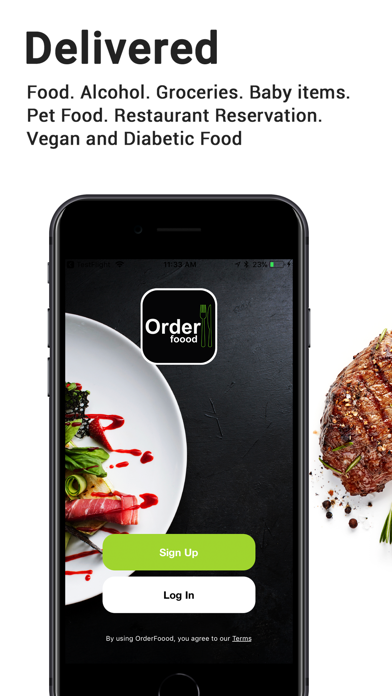 How to cancel & delete OrderFoood from iphone & ipad 1