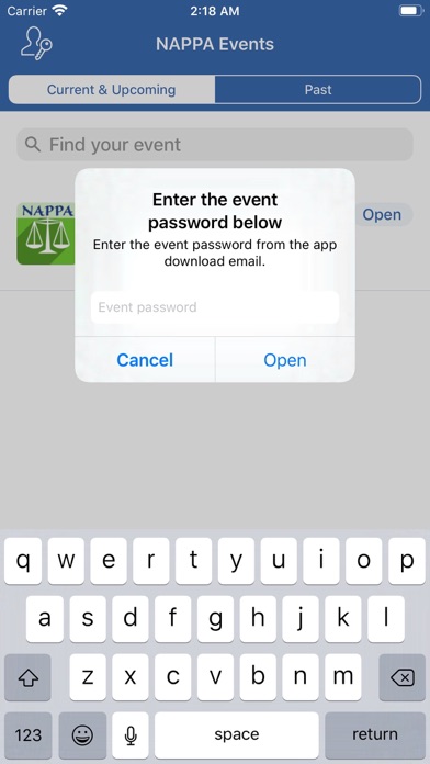 How to cancel & delete NAPPA Events from iphone & ipad 2