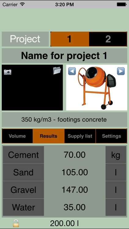 BetonMix (concrete calculator)