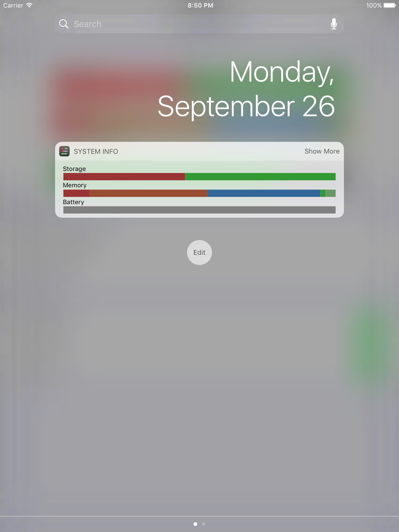 Sys Info Widget screenshot 3