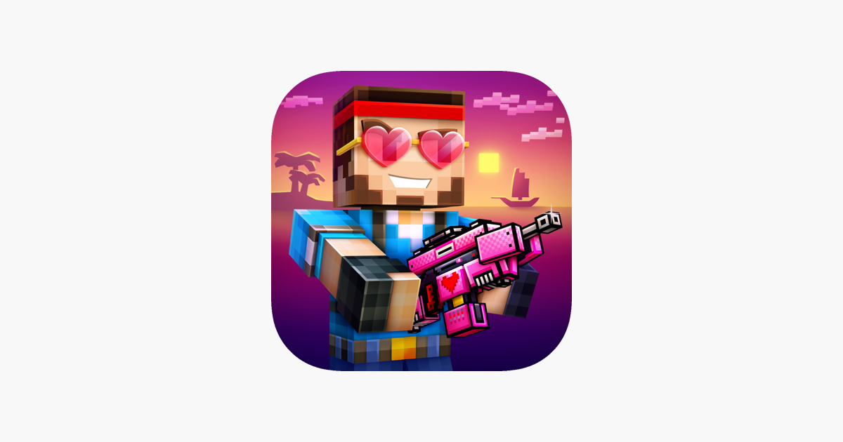 Pixel Gun 3d Blocky Shooter On The App Store - roblox parkour they delete my all skin