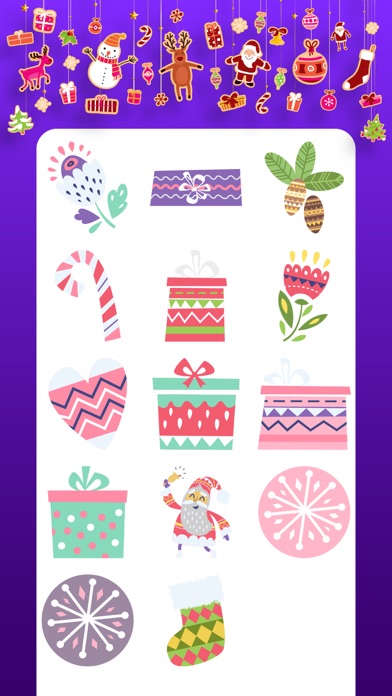 Christmas Stickers Pack Emo screenshot 2