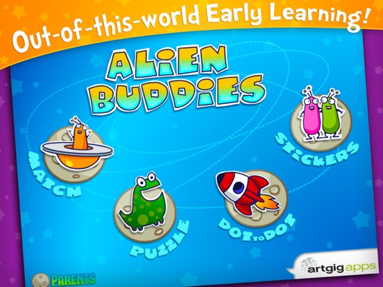 Alien Buddies – Preschool Learning Activities screenshot