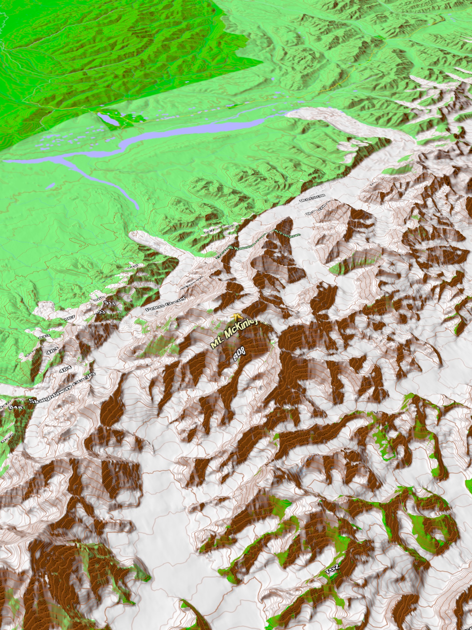Scenic Map Alaska screenshot 4