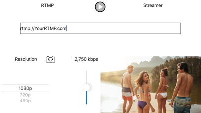 RTMP Streamer - Stream to any RTMP server Screenshot 2