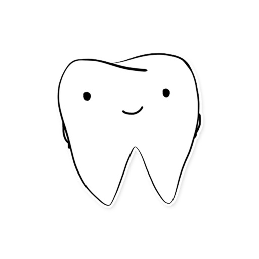 Cute Teeth Sticker Pack