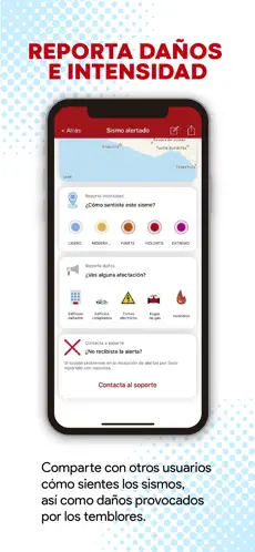 Screenshot 9 SASSLA: Sismos en tiempo real iphone