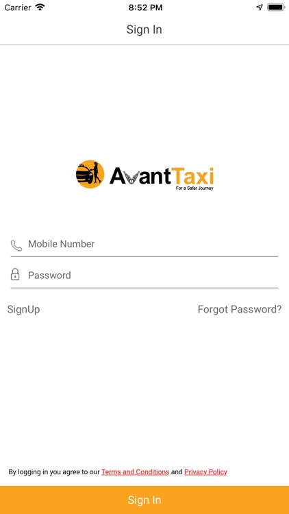 AvantTaxi Driver