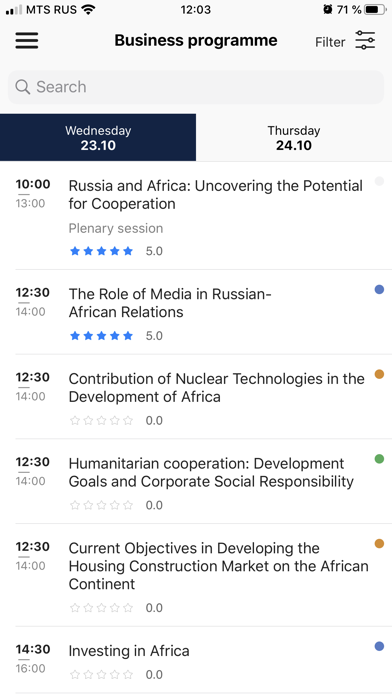 How to cancel & delete Summit and Forum Russia-Africa from iphone & ipad 3