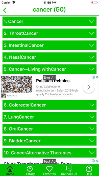 Health Topics (NIH) screenshot 2
