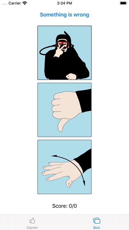 Scuba Dive Signals