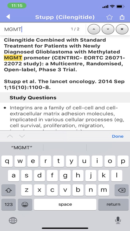 Neuro-Oncology Trials App screenshot-4