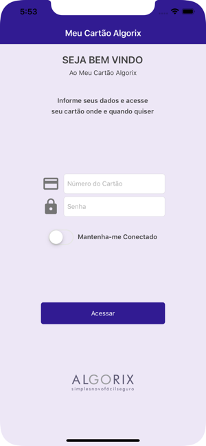 Meu Cartão Algorix