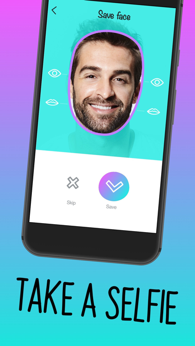 Faces - video, gif for texting screenshot 2