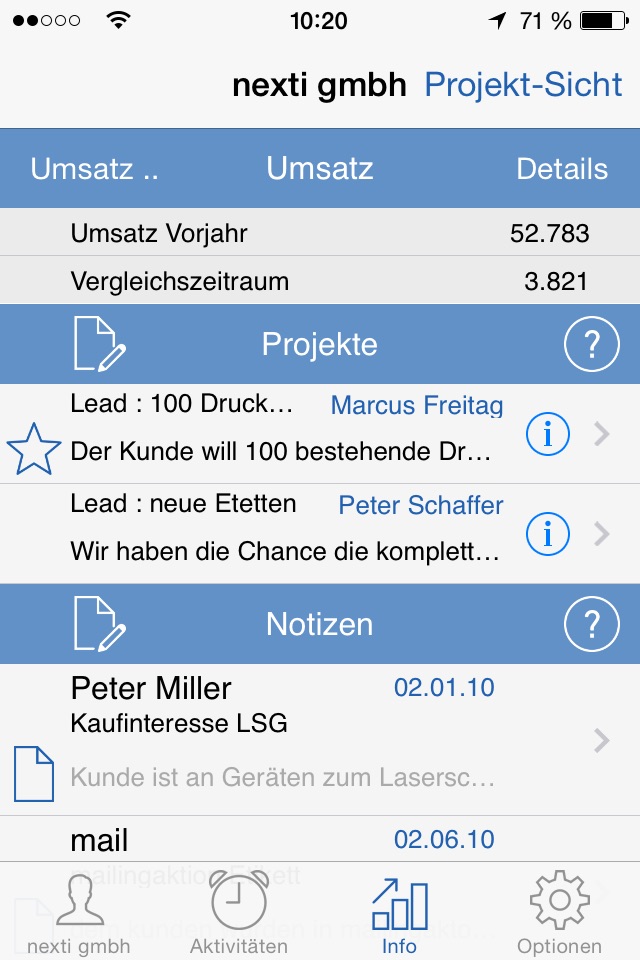 nexti Solo Auftragserfassung screenshot 2