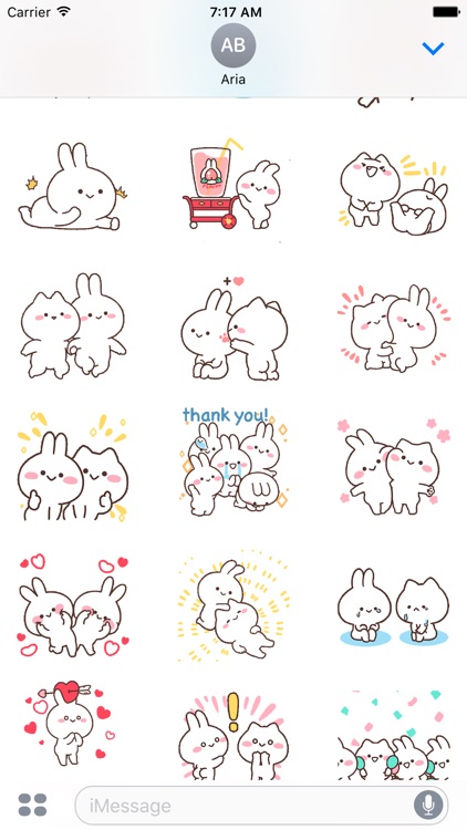 Animated Mimi and Neko Sticker