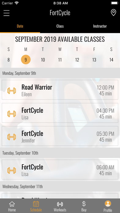 FortCycle Indoor Cycling screenshot 3