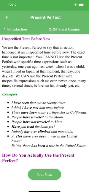 English Grammar (Tenses Test)(圖4)-速報App