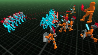 Stickman Neon Battle Simulator screenshot 2