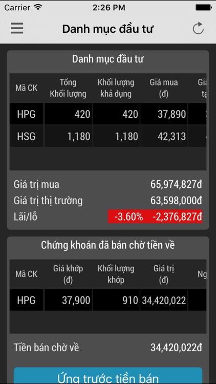 vStock sàn ảo screenshot-3