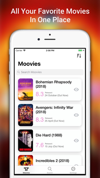 Moovies: Simple Movie List App