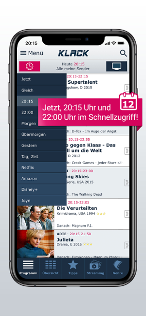 ‎TV-Programm KLACK: Ihre TV-App Screenshot