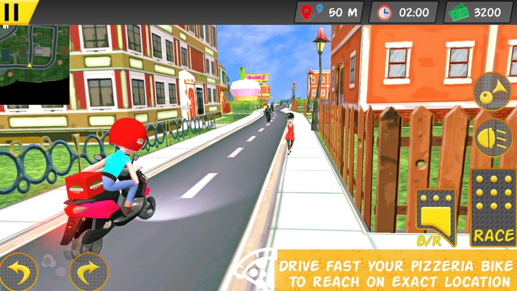 Pizza King Bike Delivery boy screenshot-4
