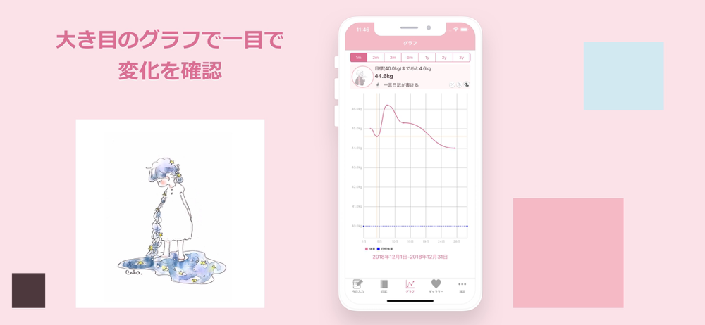 Cahoのかわいいダイエットアプリ - 개요 - Apple App Store - Japan
