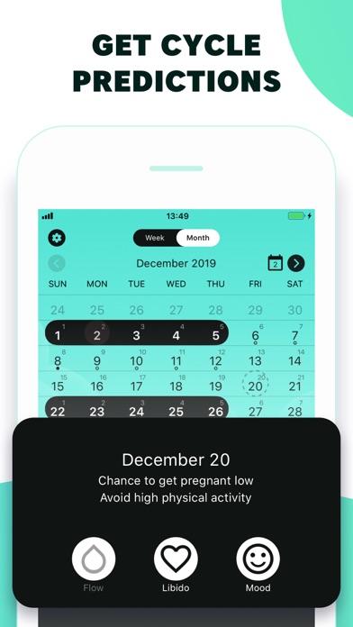 Period & Monthly Cycle Tracker screenshot 3