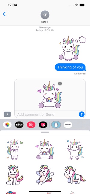 Fantasy Unicorn Stickers