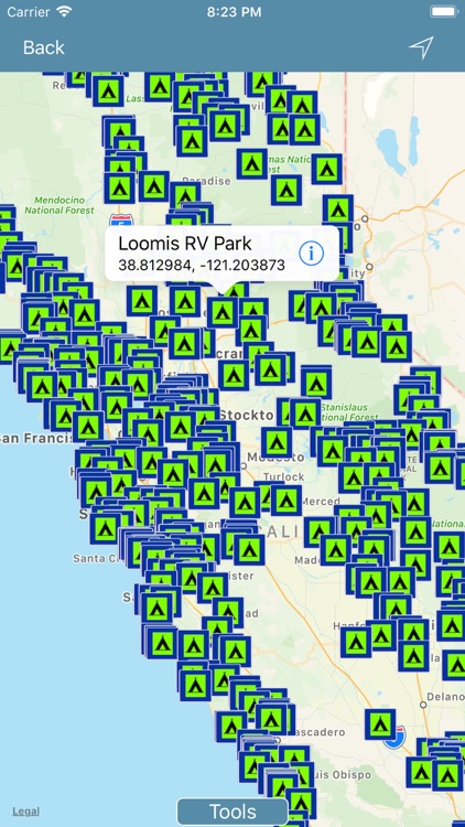 CALIFORNIA: Campgrounds & RV's