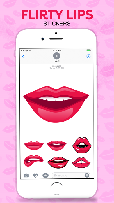 Flirty Lips Sticker screenshot 3