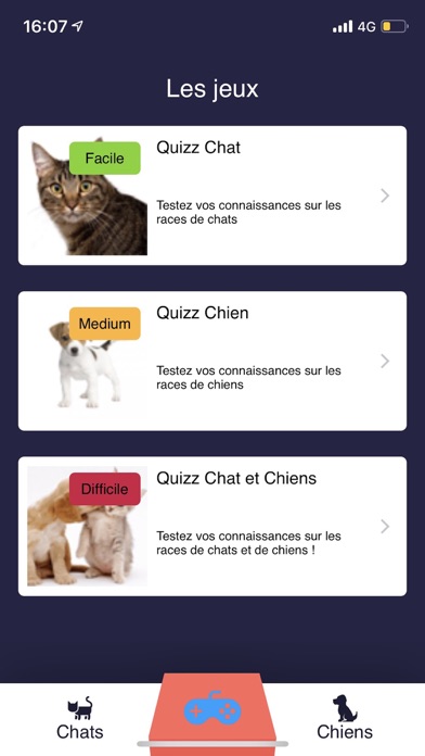 Chats & Chiens : Races et Quiz screenshot 4