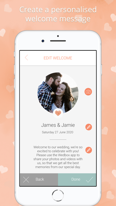Wedding photo app by Wedbox screenshot 3