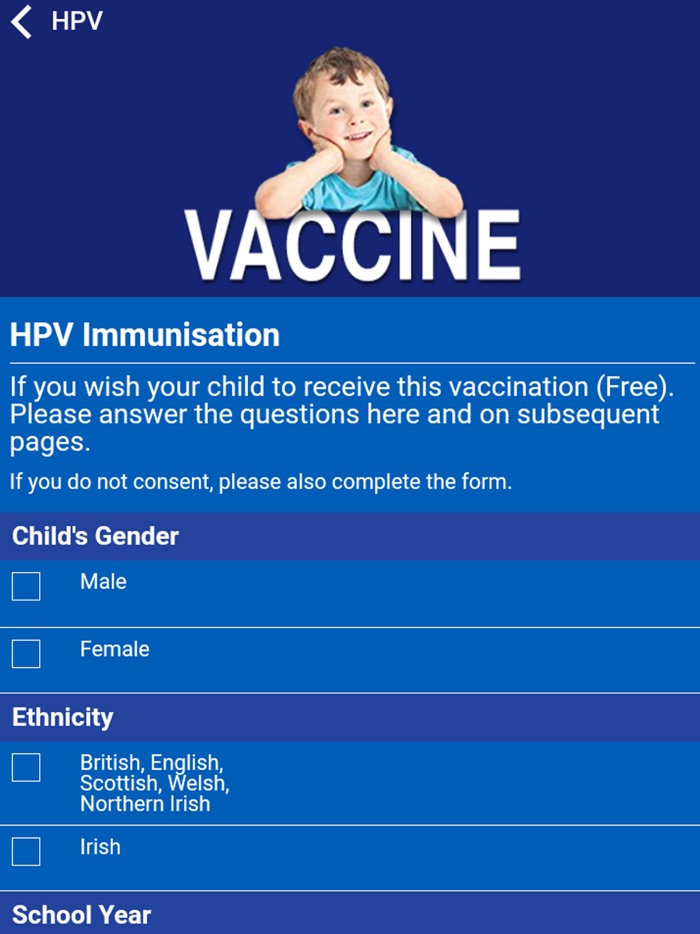 Vaccination Consent