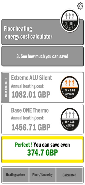 Floor Heating Calculator(圖4)-速報App