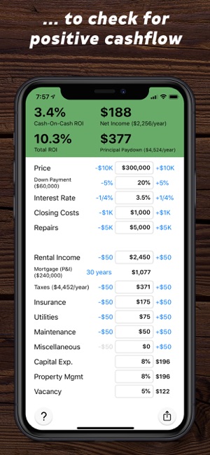 Rental Calculator for Cashflow(圖2)-速報App