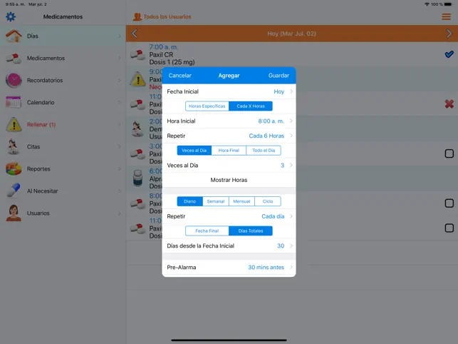 Imágen 2 Recordatorio de Medicamentos iphone