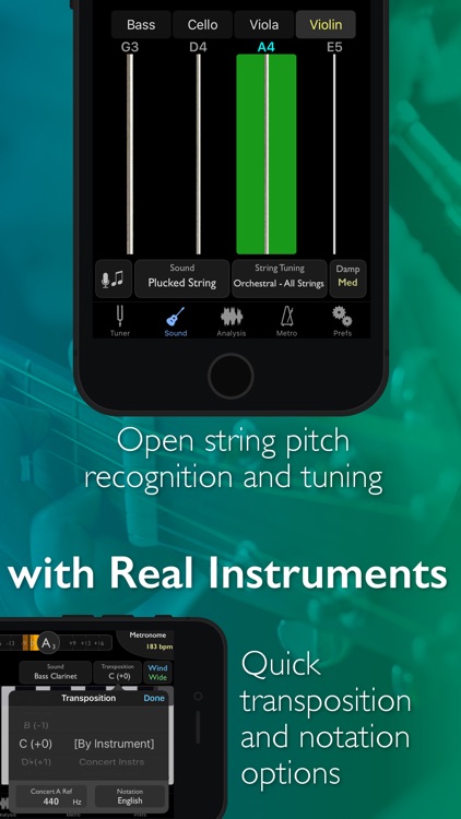 TonalEnergy Tuner & Metronome screenshot-3
