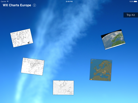 WX Charts Europe for iPad screenshot 2