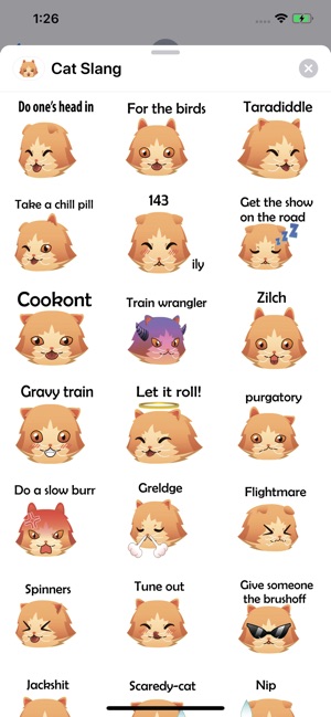 Cat Slang Sticker Pack