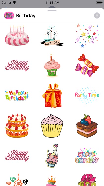 100+ Happy Birthday Stickers screenshot-6