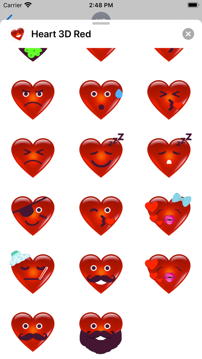 3D Heart San Valentine’s Day