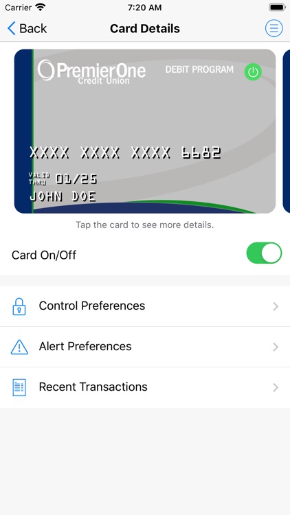 PremierOne CU CardCompanion