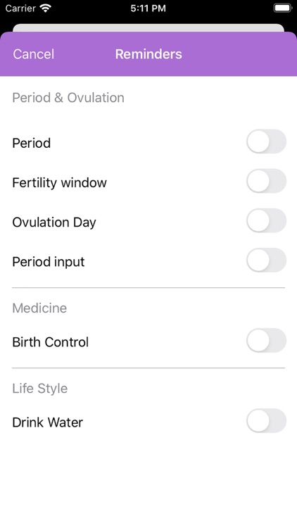 Period track app screenshot-3