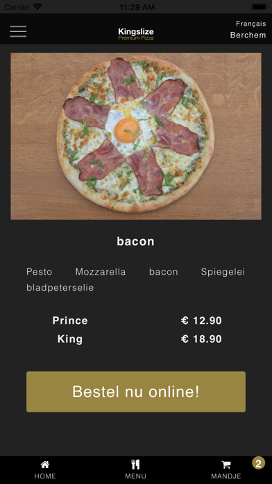 Kingslize Premium Pizza screenshot 2