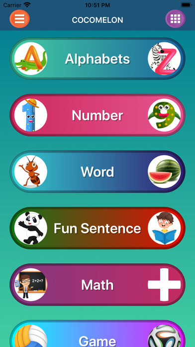 Learn English Word & Math Game screenshot 1