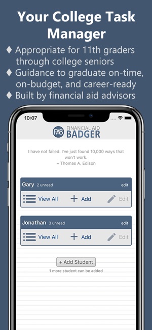 Financial Aid Badger