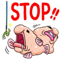 Funny Blobfish Emoji Sticker